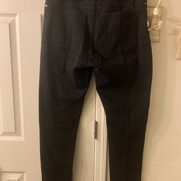 NWT Banana Republic Skinny Utility Jean Size 32 Long/Black - Picture 5 of 7